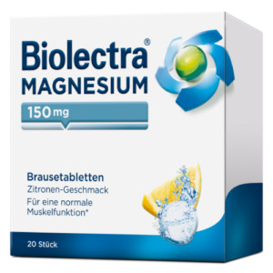 BIOLECTRA Magnesium 150 mg Zitrone Brausetabletten
