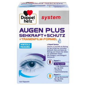 Produktbild von DOPPELHERZ Augen plus Sehkraft+Schutz system Kaps.