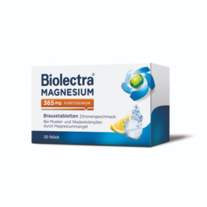 Produktbild von BIOLECTRA Magnesium 365 mg fortissimum Zitrone