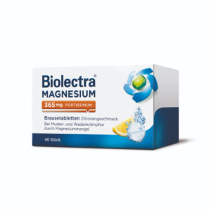 Produktbild von BIOLECTRA Magnesium 365 mg fortissimum Zitrone