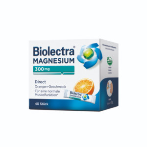 Produktbild von BIOLECTRA Magnesium 300 mg Direct Orange Sticks