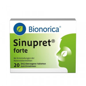 SINUPRET forte &uuml;berzogene Tabletten