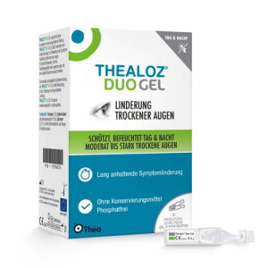 Produktbild von THEALOZ Duo Augengel bei trockenen Augen