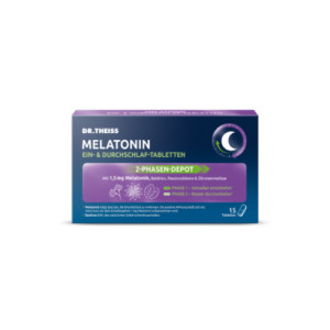 Produktbild von DR.THEISS Melatonin Ein- & Durchschlaf-Tabletten