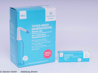 DERMASEL T. Nasendusche Set + Totes Meer Nasensalbe