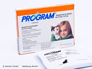PROGRAM Suspens.f.Katzen b.4,5 kg/133 mg Ampullen