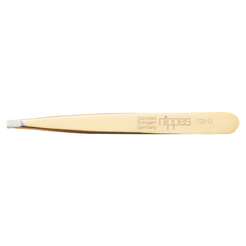 NIPPES Kosmetik Pinzet.gerade vergold.Nr.728G