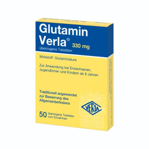 GLUTAMIN VERLA überzogene Tabletten