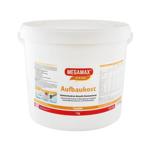 MEGAMAX Aufbaukost Vanille Pulver