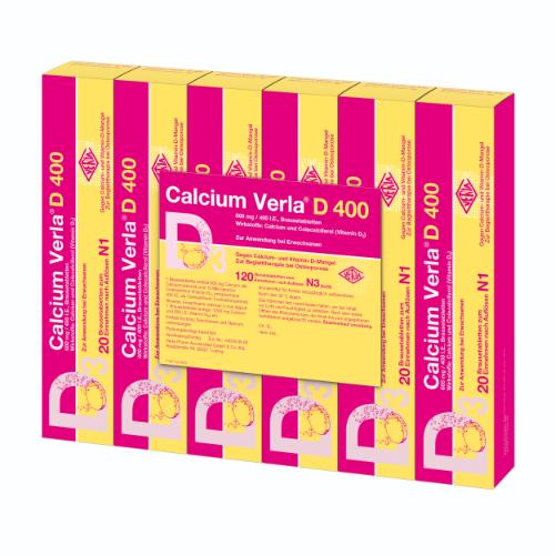 CALCIUM VERLA D 400 Brausetabletten