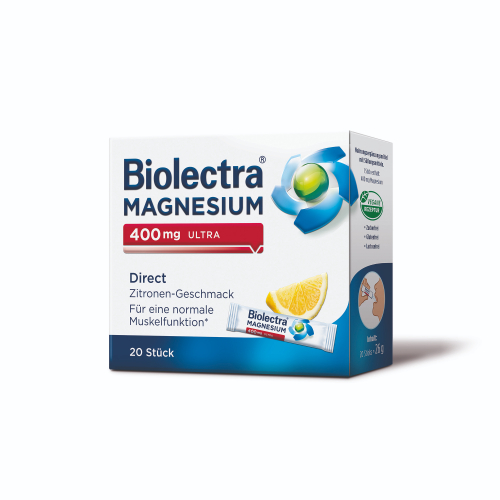 BIOLECTRA Magnesium 400 mg ultra Direct Zitrone