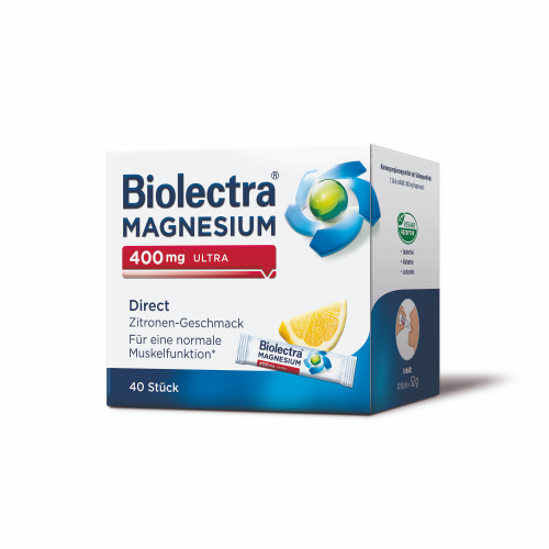 BIOLECTRA Magnesium 400 mg ultra Direct Zitrone