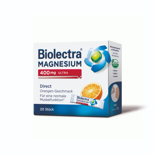 BIOLECTRA Magnesium 400 mg ultra Direct Orange