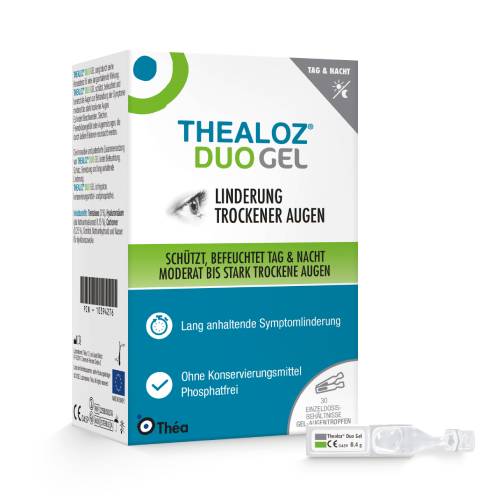 THEALOZ Duo Augengel bei trockenen Augen