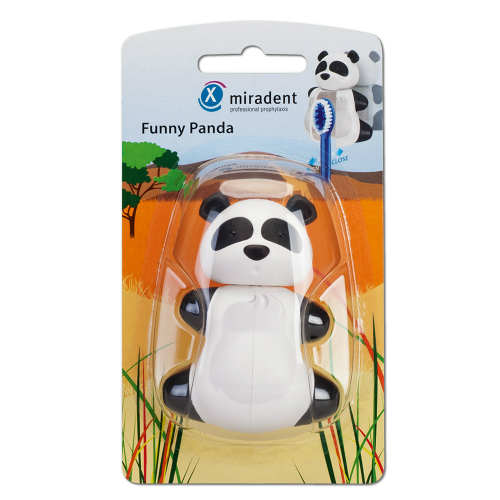 MIRADENT Zahnbürstenhalter Funny Snapper Panda