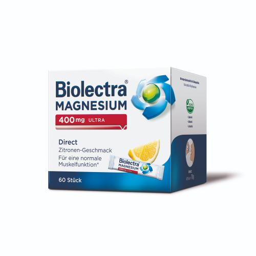 BIOLECTRA Magnesium 400 mg ultra Direct Zitrone