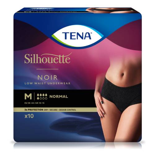 TENA SILHOUETTE normal M noir Inkontinenz Pants