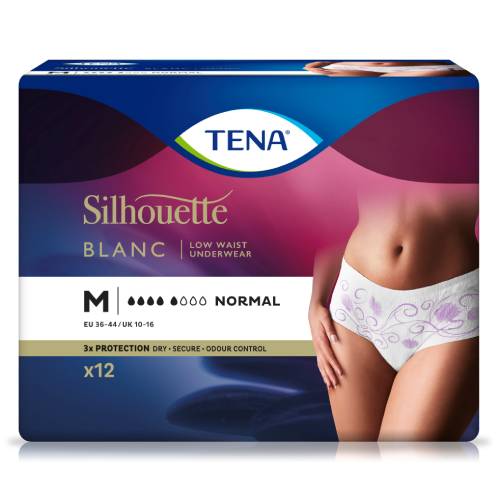 TENA SILHOUETTE normal M blanc Inkontinenz Pants
