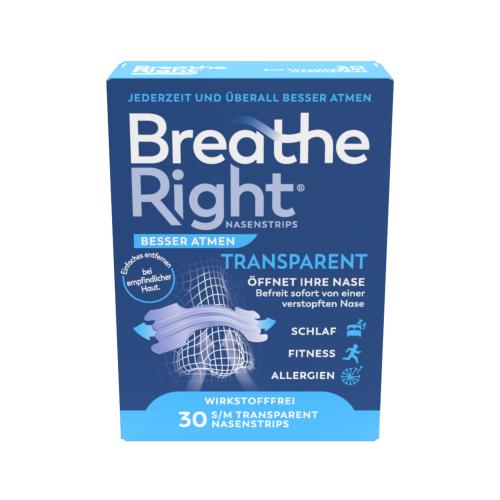 BREATHE Right Besser Atmen Nasenpfl.normal transp.
